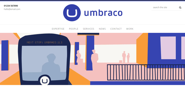 screenshot of Umbraco Headless Sandbox