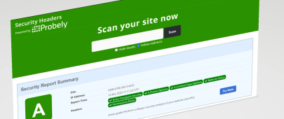 screenshot of Umbraco, Security and Headers