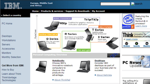 screenshot of IBM PC Europe