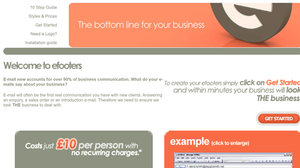 screenshot of eFooters