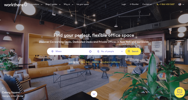 screenshot of Workthere