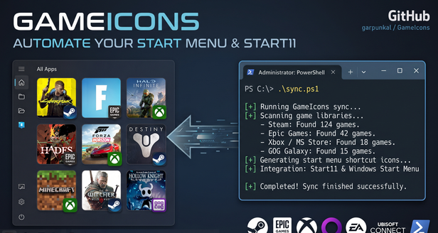screenshot of Game Icons