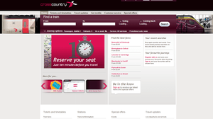 screenshot of Cross Country Trains