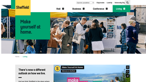 screenshot of Welcome to Sheffield