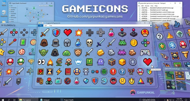 screenshot of Game Icons