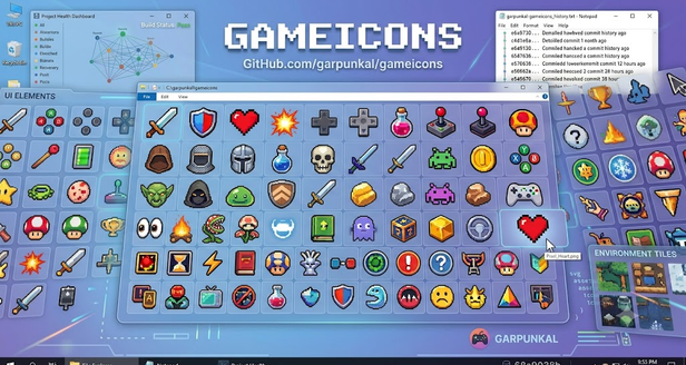 screenshot of Game Icons