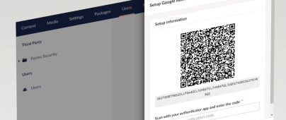 screenshot of Umbraco 10 - punkTwoFactor Authentication Package
